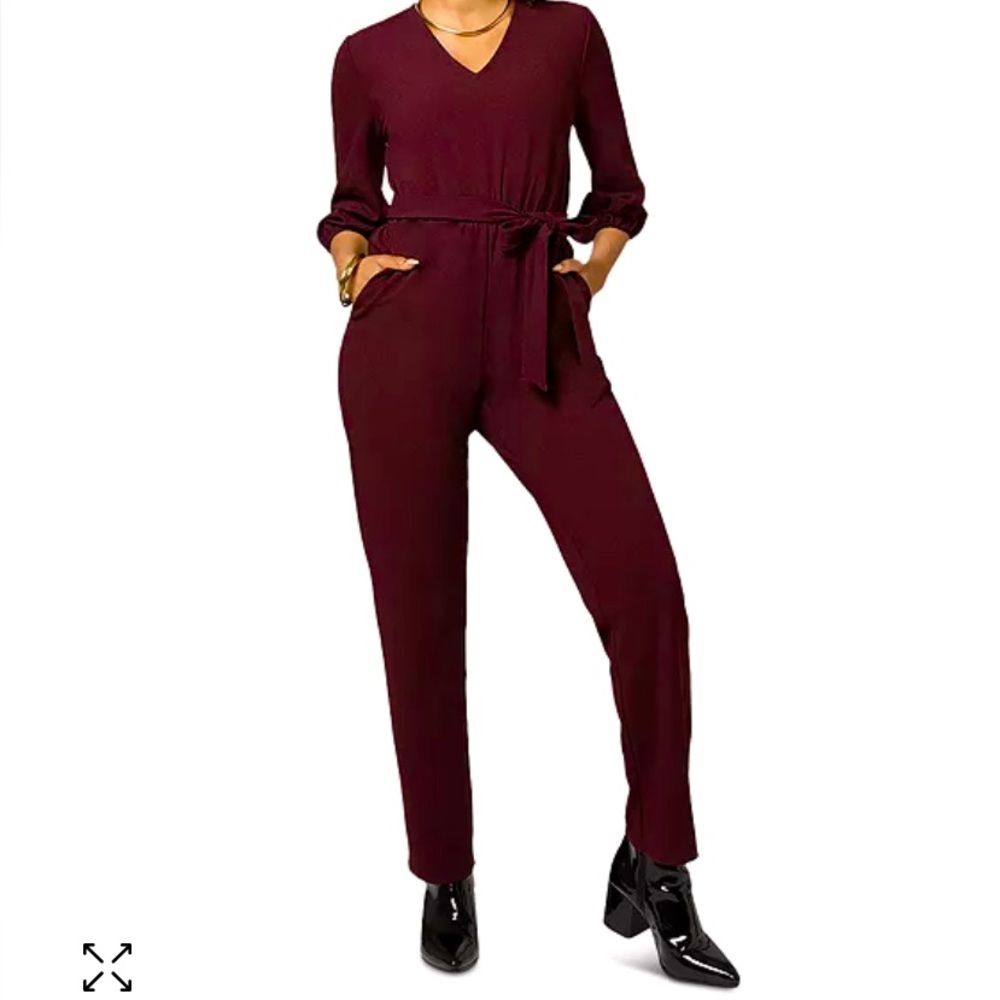 Leota Sandra jumpsuit in maroon - brand new - never been worn